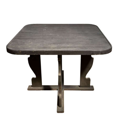 Heal's of London 1920s Teak Garden Set - Table and Four Chairs