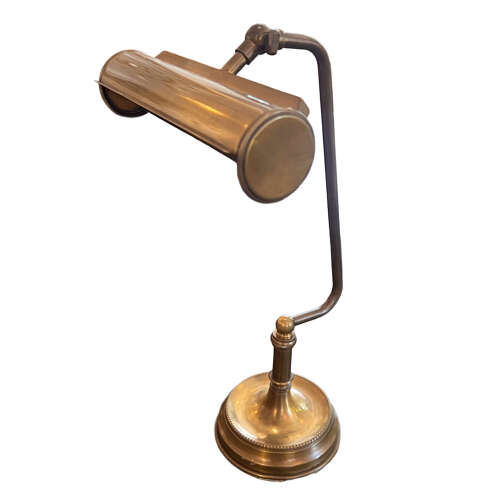 Brass 1930s Desk Lamp, French