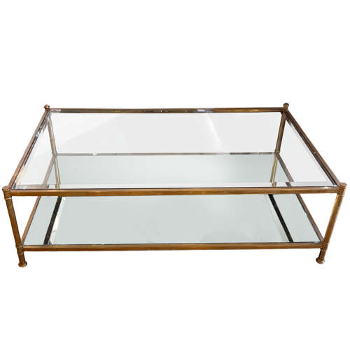 Large Midcentury French Coffee Table