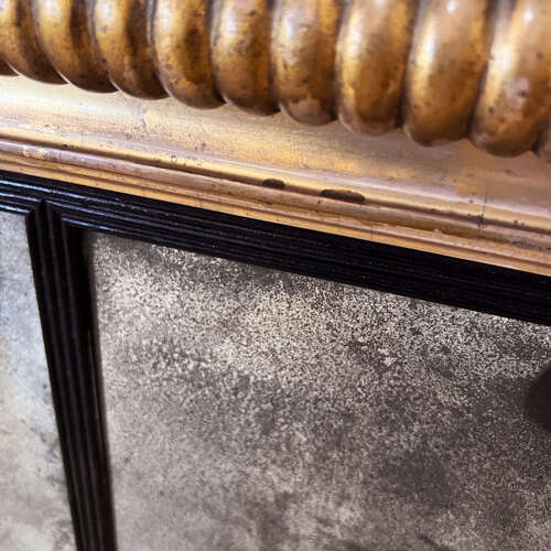 English 19th Century Over Mantle Mirror